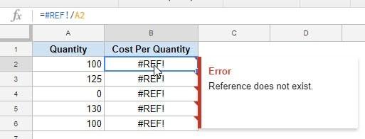 Hướng dẫn cách sử dụng hàm IFERROR trong Google Sheets
